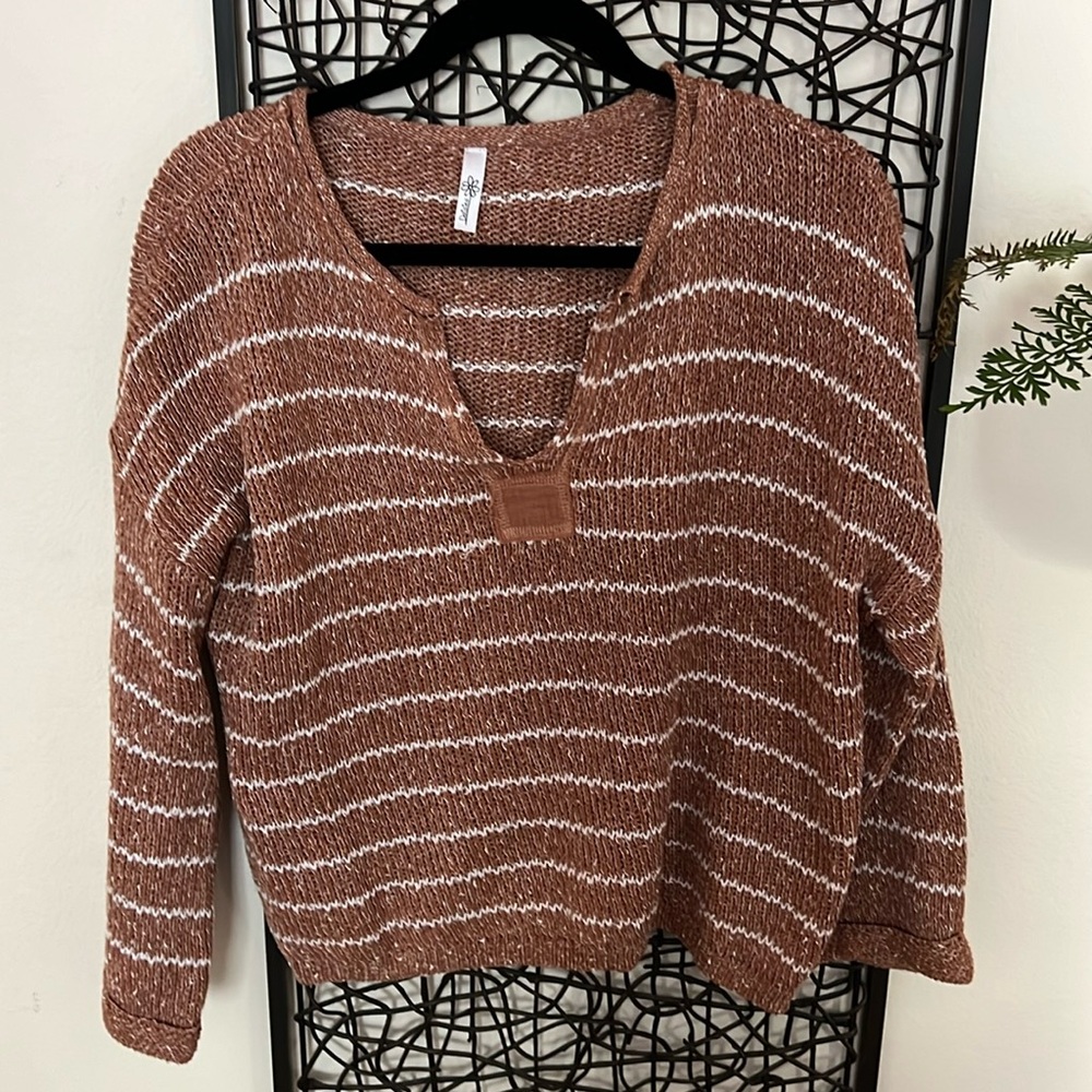 Striped slouchy sweater from Daisy Shoppe